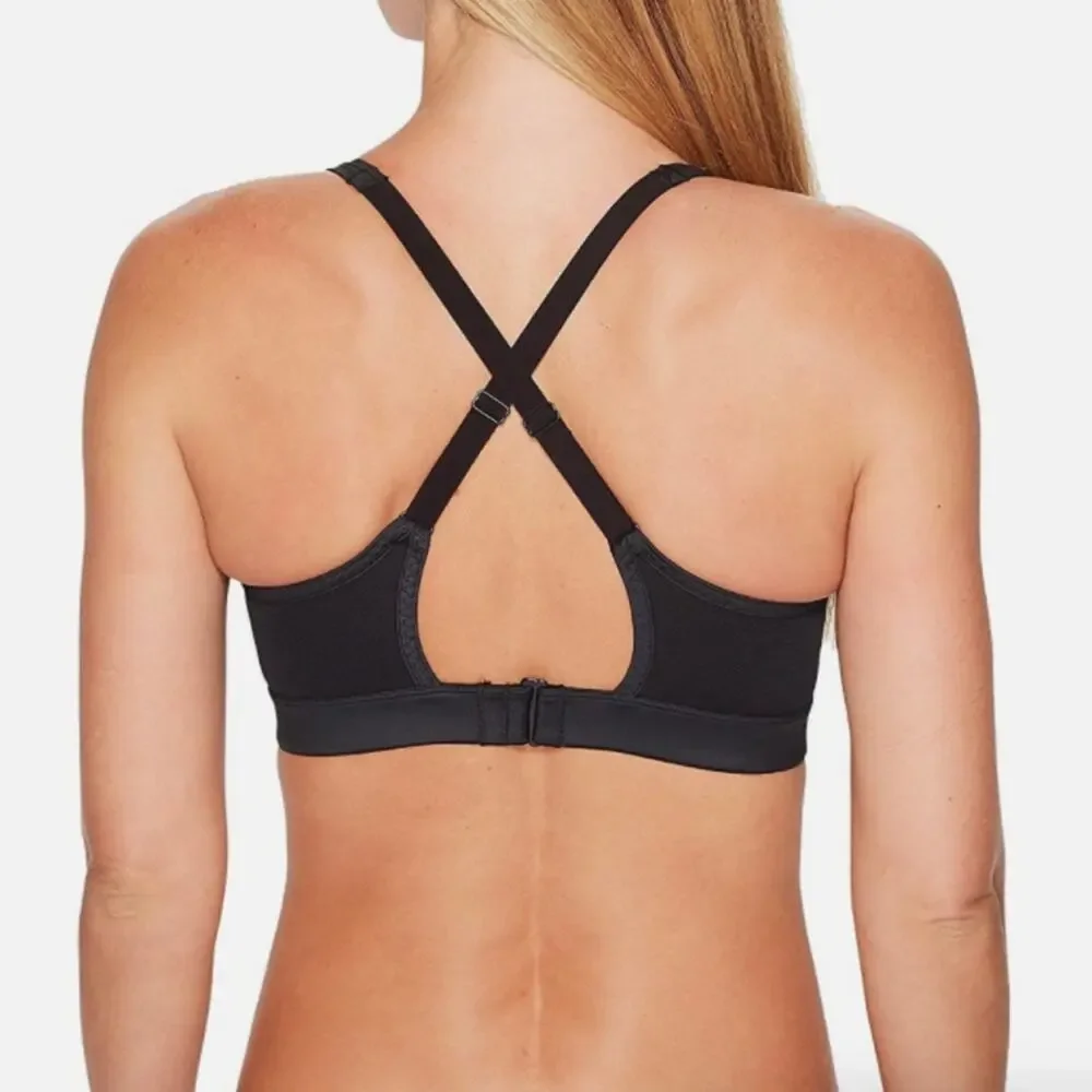 Brooks FastForward Crossback Sports Bra Black Size Smalls